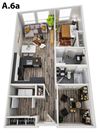Geo Apartments A6a Floor Plan Geo Apartments A6a Floor Plan